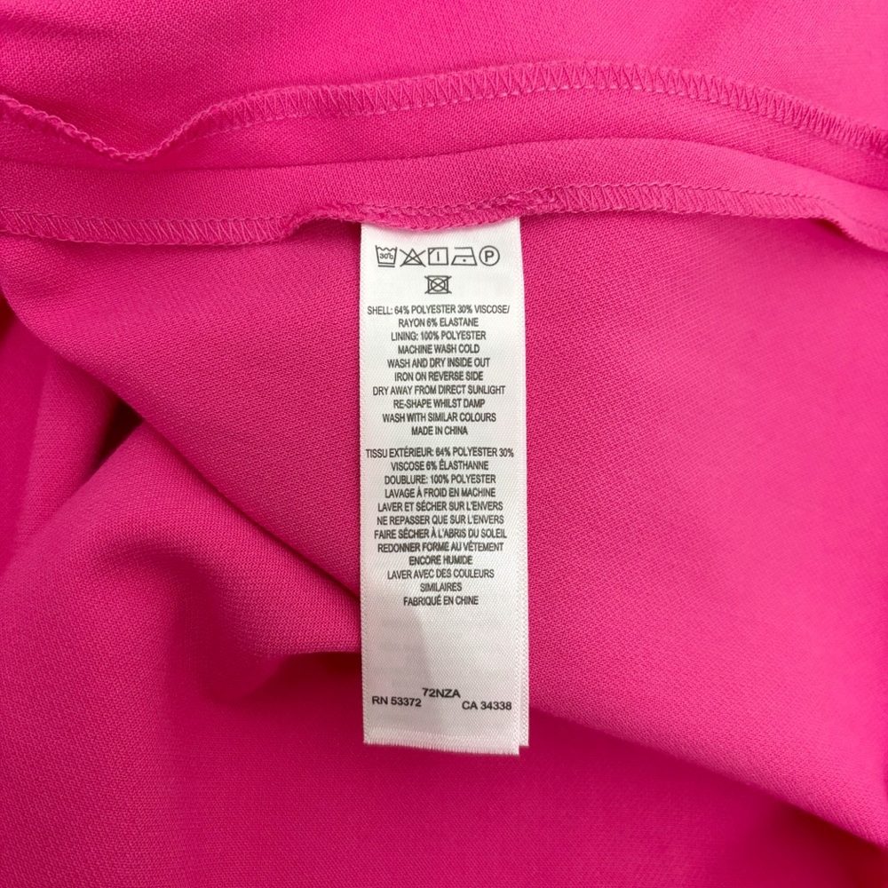 French Connection Whisper Strapless Peplum Top Size 12 - Picture 7 of 9
